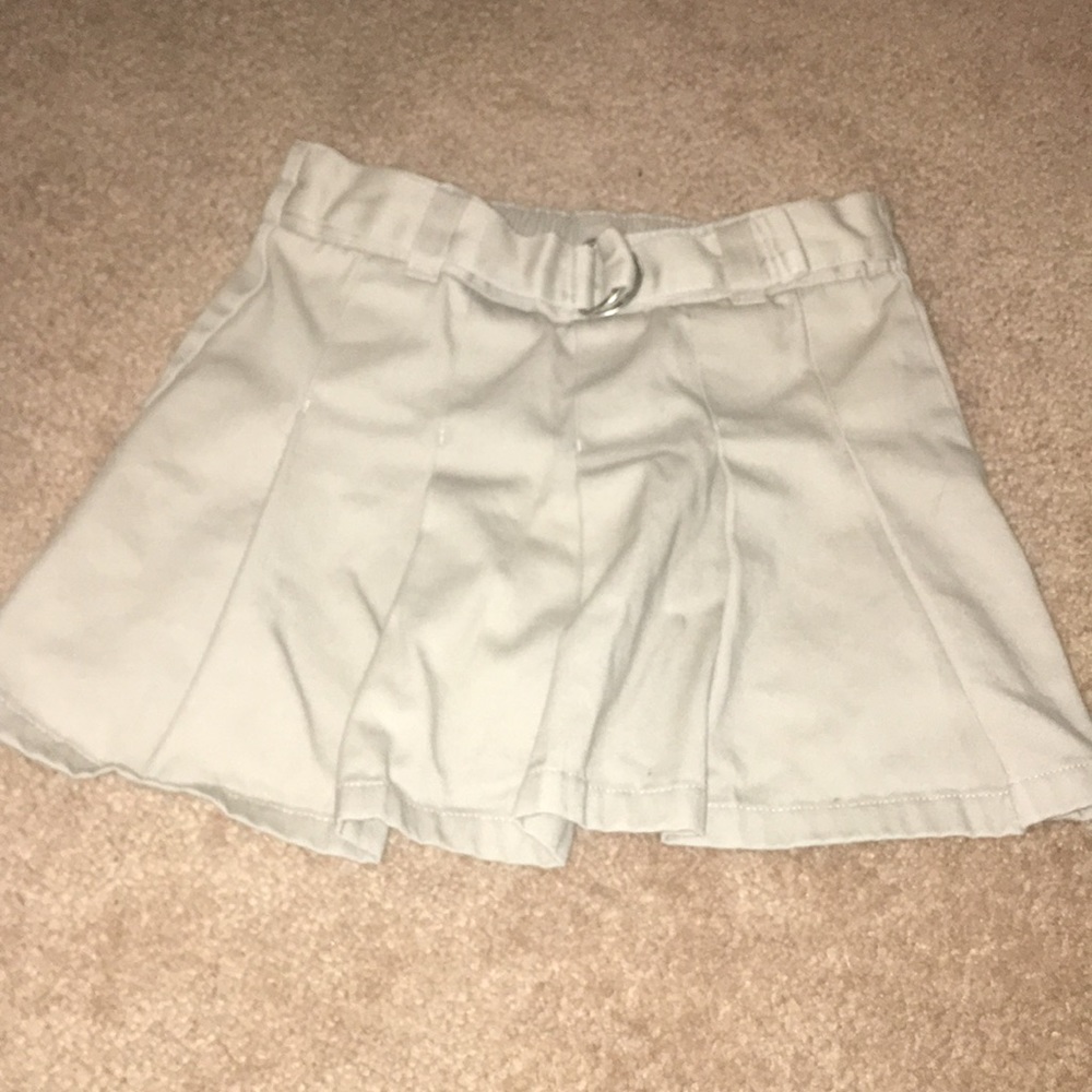 Girls Khaki Skort